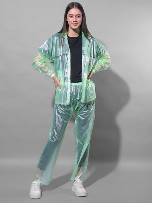 Dollar Solid Unisex Raincoat
