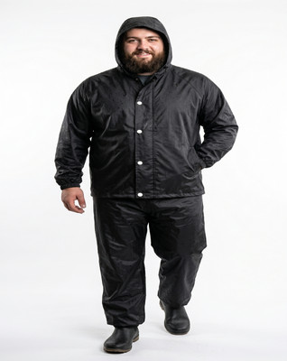 MOONXS Solid Men Rain Suit