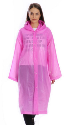INFISPACE Solid Men & Women Raincoat