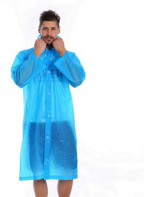 JHSENT Solid Men & Women Raincoat