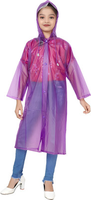 Reoutlook Solid Boys & Girls Raincoat