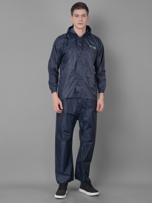 Dollar Dollar Rainguard Men's PVC Full Sleeve Solid Raincoat Set Solid Men Raincoat