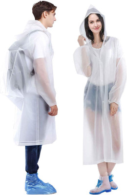 INFISPACE Solid Men & Women Raincoat