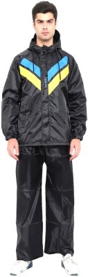 ZACHARIAS Solid, Striped Men Raincoat