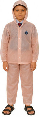 Purnima Solid Boys Rain Suit