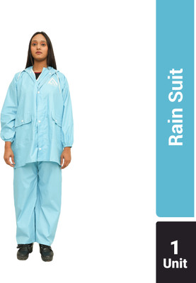 Adrenex Solid Women Raincoat
