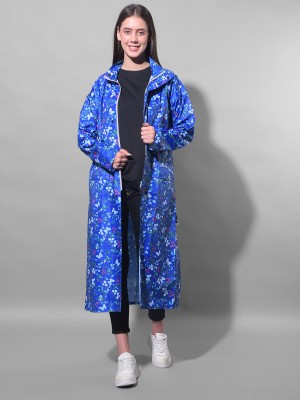 Dollar Floral Print Women Raincoat