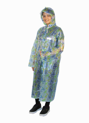 Kolva Solid, Self Design Men Raincoat
