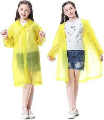 Paryag Solid Girls Raincoat