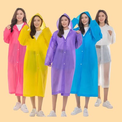 Paryag Hosiery Solid Women Raincoat