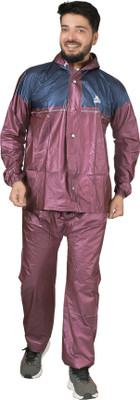 new eraa Solid, Colorblock Men Raincoat