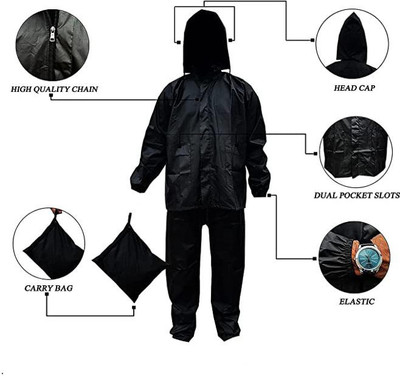 Midway Solid Men Raincoat