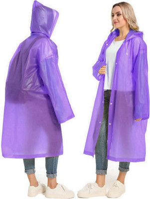 INFISPACE Solid Men & Women Raincoat