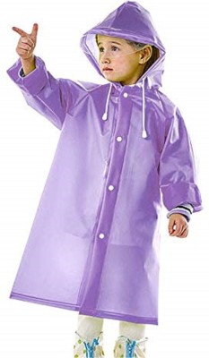 Kolva Solid Boys & Girls Raincoat