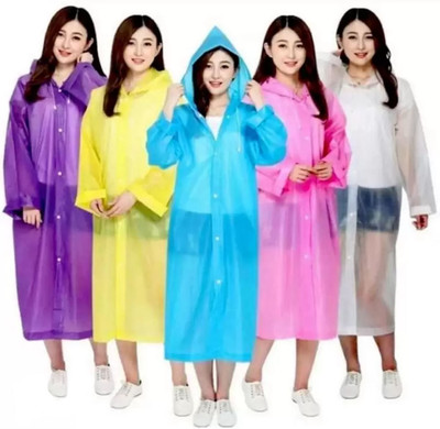 Robustt Solid Women Raincoat
