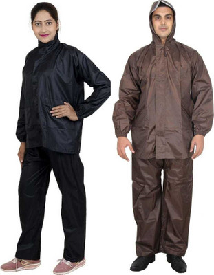 Tritika Solid Men & Women Raincoat