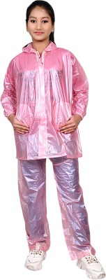 Tricky Shopper Self Design Boys & Girls Raincoat