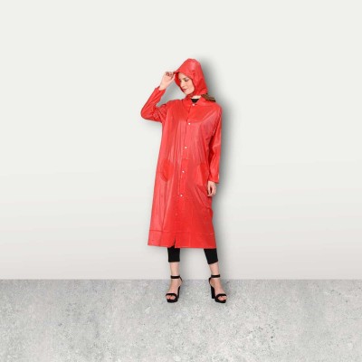 Tricky Shopper Solid Women Raincoat