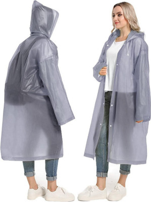 INFISPACE Solid Men & Women Raincoat
