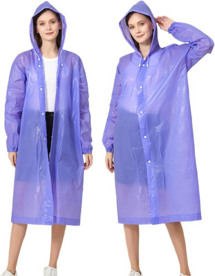 INFISPACE Solid Men & Women Raincoat