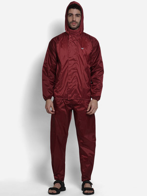 Wildcraft Rain Suit_Clr Blk Colorblock Men Raincoat