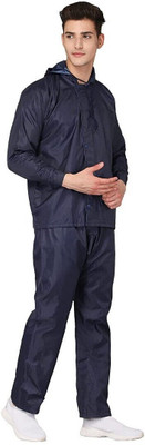 YOUTH ROBE Solid Men Raincoat