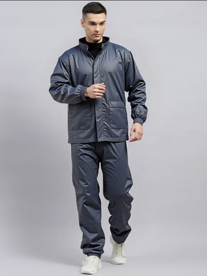 MAYKR Solid Men Raincoat