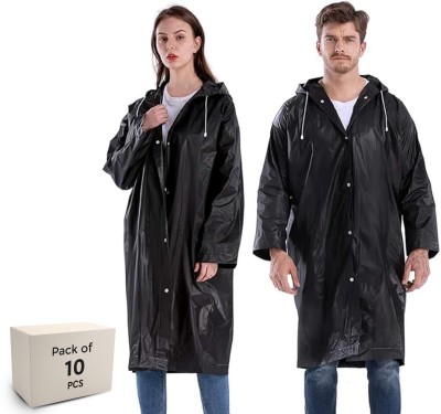 Spotview Solid Men & Women Raincoat