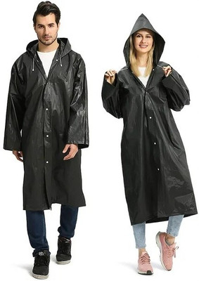 INFISPACE Solid Men & Women Raincoat