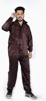 Fashion Point Solid Men Rain Suit
