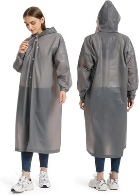 INFISPACE Solid Men & Women Raincoat