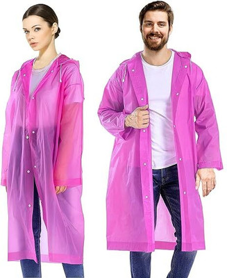 Fashionon Solid Unisex Raincoat