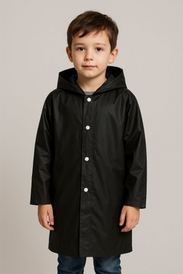 INFISPACE Solid Boys & Girls Rain Poncho