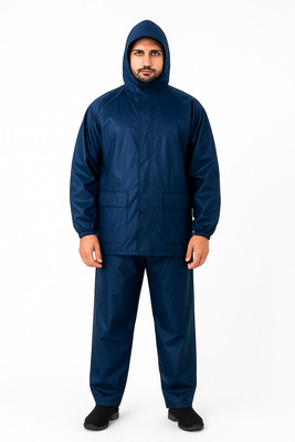 RR Traders Solid Men Raincoat
