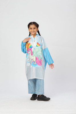 HighLands Animal Print Girls Raincoat