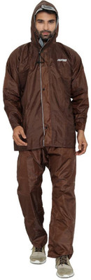 CRYSTAL REVENUE Solid Men Raincoat