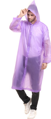 REXBURG Solid Men & Women Raincoat