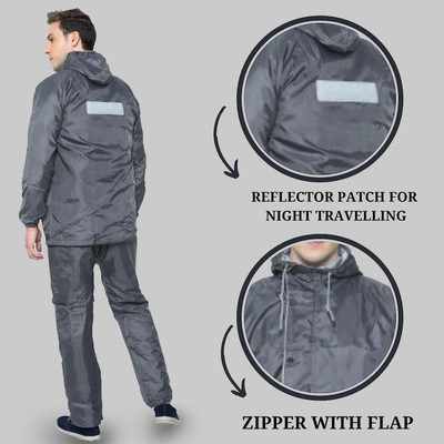 GoodluckSB Solid Men Raincoat