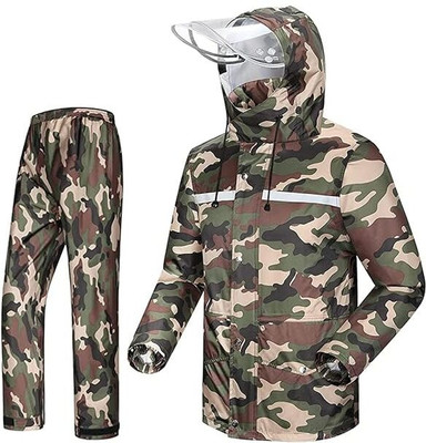 ALLEXTREME Graphic Print Men Raincoat
