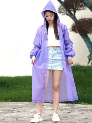 INFISPACE Solid Men & Women Rain Poncho