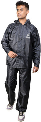 CRYSTAL REVENUE Solid Men Raincoat
