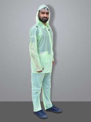 Heart Home Solid Men Raincoat