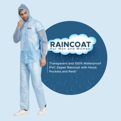 NHR Solid Men Raincoat