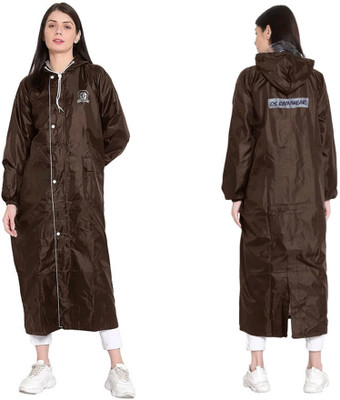 CRYSTAL REVENUE Solid Women Raincoat