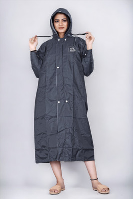 click n buy Solid Women Raincoat