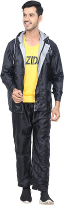 YOUTH ROBE Solid Men Raincoat