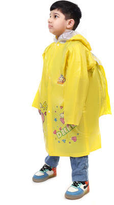 THE. Graphic Print Boys & Girls Raincoat