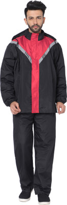 THE RAINBERRY Colorblock Men Raincoat