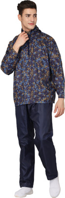The CLOWNFISH Self Design Men Rain Suit