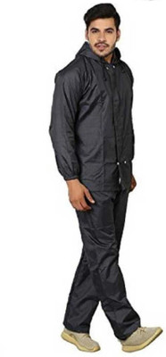 RadhaTex Solid Men Raincoat